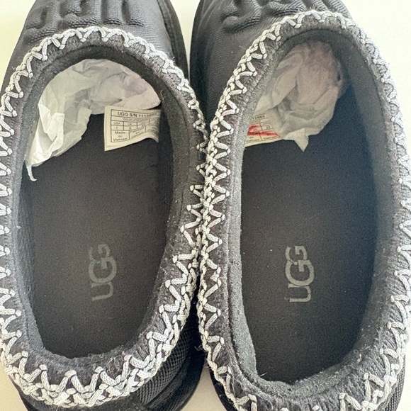 UGG Tasman Ballistic Black  1112693 Men's Winter Slippers Shoes Size 7 EUC - Picture 10 of 16